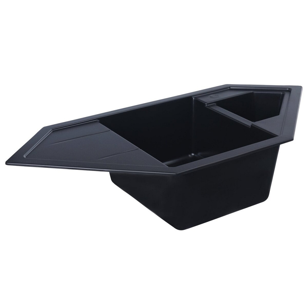 VALESO Гранітна мийка для кухні VALESO 9950 PANDORA матова Чорна Киев - изображение 3