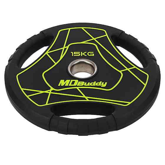 Диск поліуретановий 15 кг 51 мм MD Buddy-9647-15 Київ