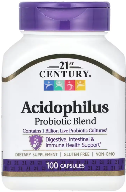 Пробиотики 21st Century Acidophilus 100 капс Киев - изображение 1