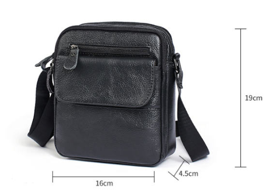 Сумка мужская Vintage черного цвета 14609 Киев