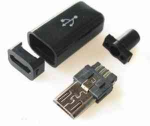 Штекер micro USB 5pin с разборным корпусом Полтава