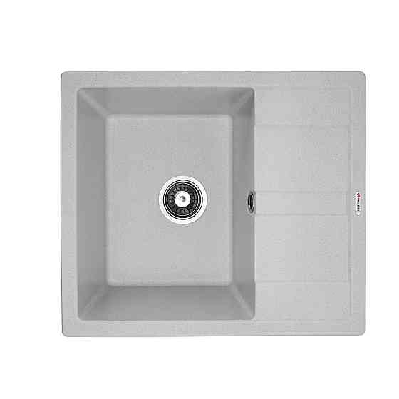 VALESO Гранітна мийка для кухні VALESO ARIA 5851 матова Біла в крапку Коломия