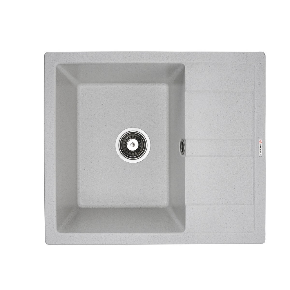 VALESO Гранітна мийка для кухні VALESO ARIA 5851 матова Біла в крапку Коломия - фото 1