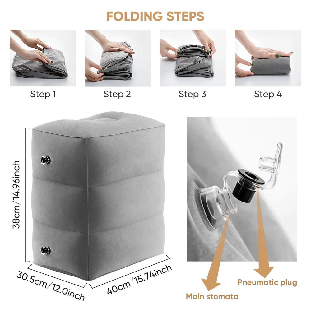 Надувная подушка для путешествий и отдыха в авто и самолёте Киев - изображение 4