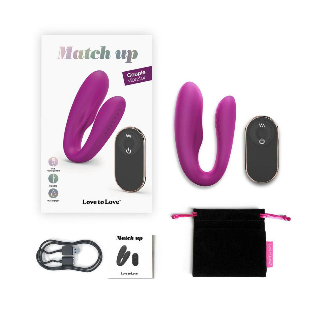 Вібратор для пар із пультом ДК Love To Love MATCH UP - SWEET ORCHID Sex Aura Київ - фото 7