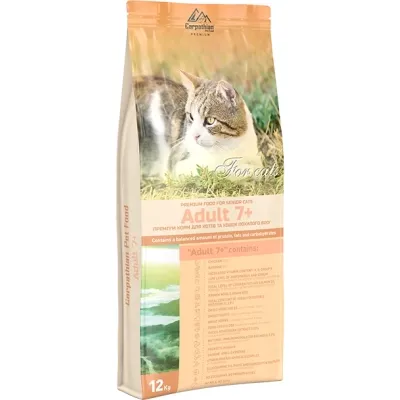 Сухий корм для кішок Carpathian Pet Food Adult 7+ 12 кг (4820111140787) Вінниця - фото 1