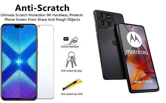 Защитное стекло NeoGlass для Motorola Moto G75 – ультрапрозрачное и устойчивое Киев