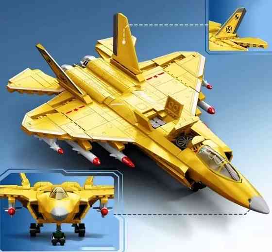 Конструктор военный самолёт F35 истребитель Lego 660 шт блоков Лего. Харьков