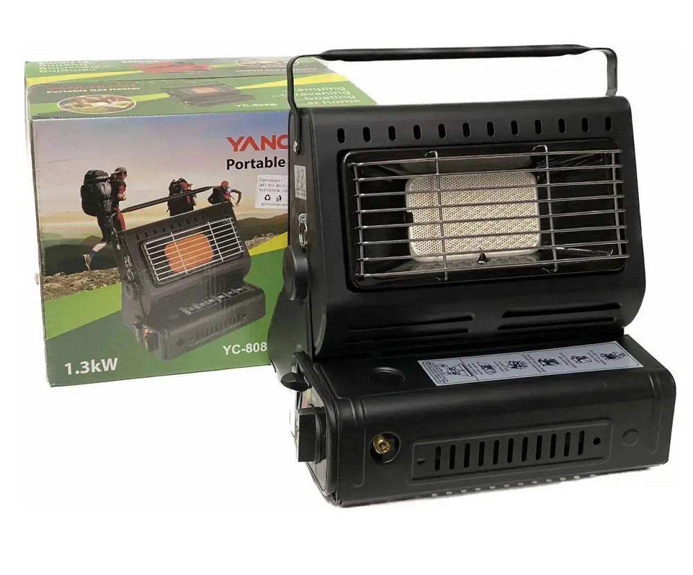Газовий обігрівач + плита Yanchuan YC-808B 1.3 кВт Вінниця - фото 1