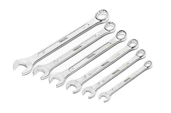 MASTERTOOL Ключі комбіновані MASTERTOOL MATT FINISH набір 6 шт (8/10/12/13/14/17 мм) CrV standa Київ