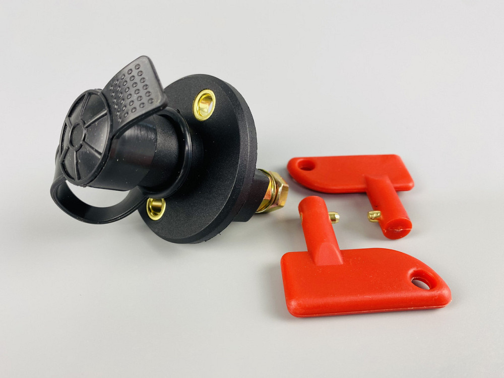 Вимикач маси універсальний, механічний 12/24 В (червона мідь) 100 A. М8 — мідний болт Мукачево - фото 7