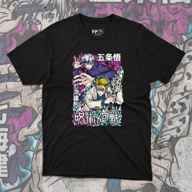 Футболка мужская с принтом Магическая Битва Сатору и Кенто Размер 48 Днепр - изображение 1