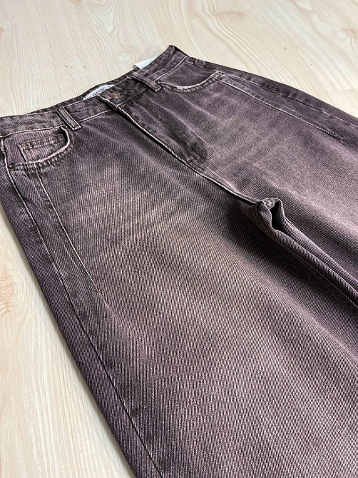 Джинсы женские Its Basic 2499-2 WIDE LEG палаццо с выточками коричневые, коричневый, 34, 34, 67 см, 94 см Киев - изображение 16