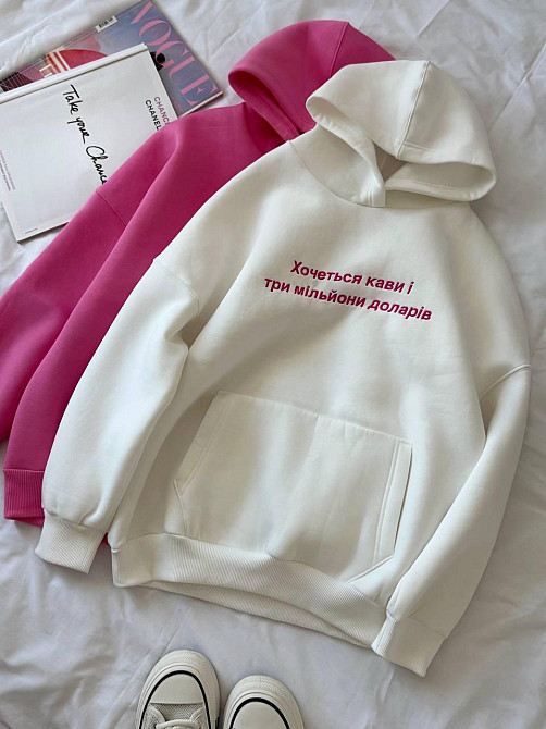 Жіноча стильна худа з вишивкою Турецька тринитка пін'є Молочний Одеса - фото 3