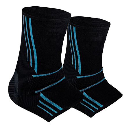 Бандажі на гомілкостоп Power System PS-6022 Ankle Support Evo Black/Blue M (пара) Каменское - изображение 1