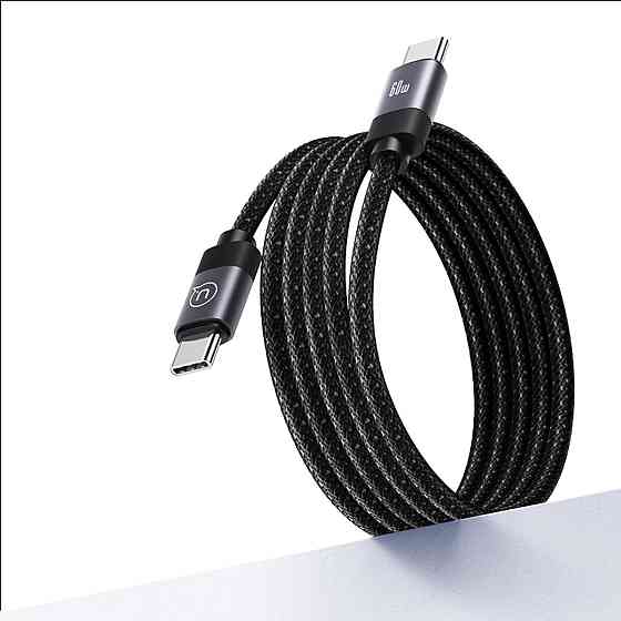 Кабель Usams US-SJ704 60W Magnetic Data Cable Type-C To Type-C-Rui Series 1m tarnish (SJ704USB01) Киев