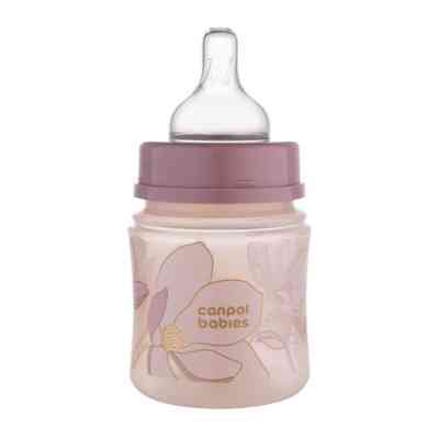 Бутылочка для кормления Canpol babies Easystart GOLD 120 мл антикол. с широк, розовая (35/239_pin) Винница