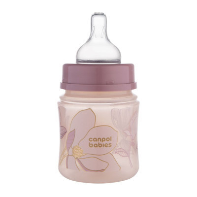 Бутылочка для кормления Canpol babies Easystart GOLD 120 мл антикол. с широк, розовая (35/239_pin) Винница - изображение 2