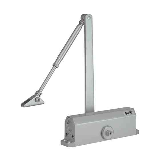 Дверний доводчик Dortec DT-65H Silver з фіксацією дверей у відчиненому положенні (63-00056) Київ