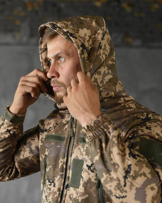 Тактическая куртка мужская весна осень kord пиксель XXXL Одесса - изображение 4