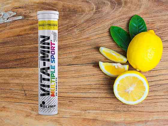 Витаминно-минеральный комплекс Vita-Min Multiple Sport Effer 20 таблеток, цитрус Луцк