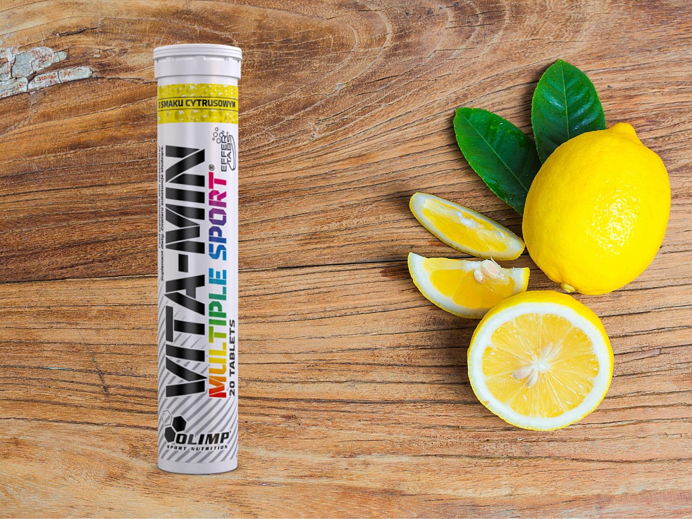 Витаминно-минеральный комплекс Vita-Min Multiple Sport Effer 20 таблеток, цитрус Луцк - изображение 3