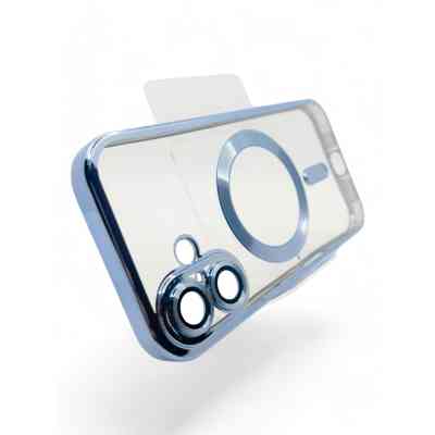 Чохол до мобільного телефона BeCover TPU Chrome Case (MagSafe) для Apple iPhone 16 Plus Sierra Blue (712077) Вінниця