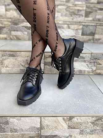 ЭФА Туфлі жіночі EFA T29 чорні (весна-осінь, шкіра натуральна) (3165) Коломыя