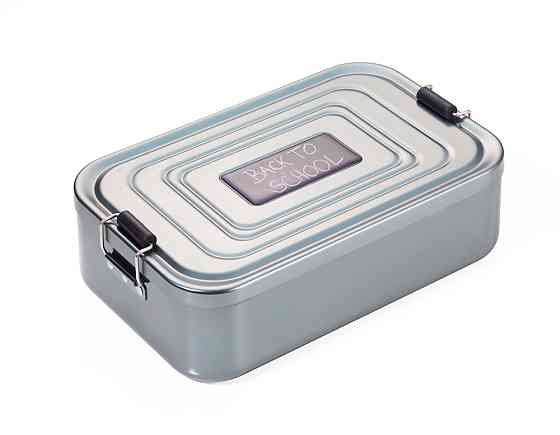 Ланчбокс Back to school XL алюміній Сірий Вінниця