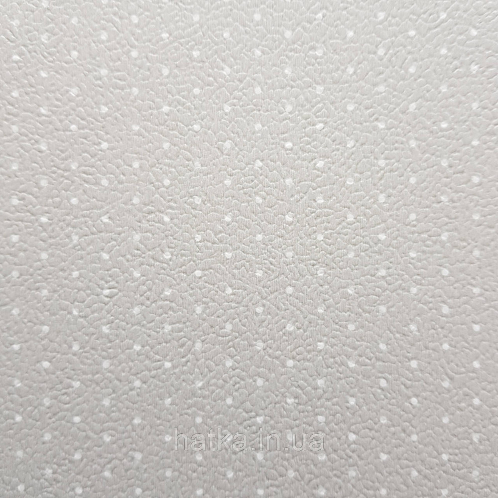 Обои виниловые на флизелине 0.53х10.05 Rasch Textil Petite Fleur 5 точки белые на сером Киев - изображение 1