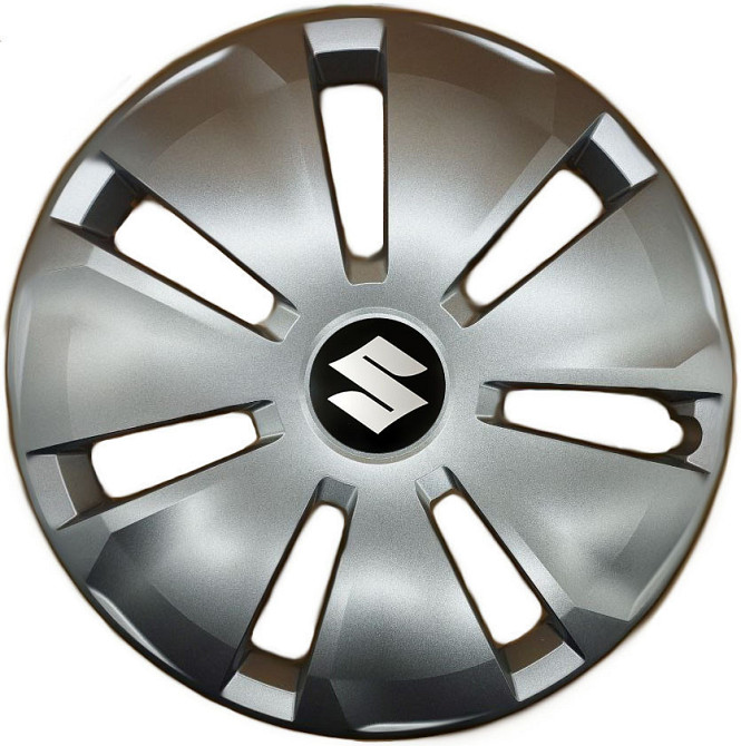 Автомобильные модельные колпаки R16 Suzuki 433 4шт, SJS, серебряные Киев - изображение 1