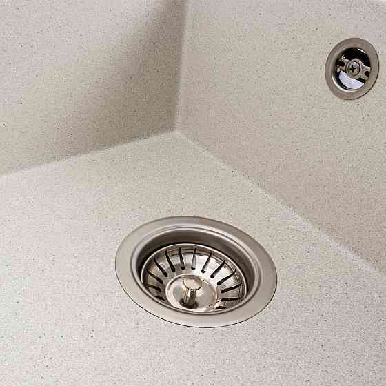 PLATINUM Гранітна мийка для кухні Platinum 7950 AZURIT матова Біла в крапку Київ