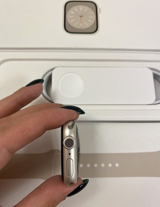 Apple Watch 8 41mm.Starlight .Новые. Киев - изображение 6