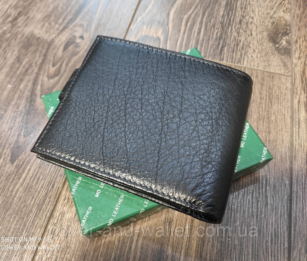 Стильное мужское кожаное портмоне на магнитной застежке MD 132 Киев - изображение 6