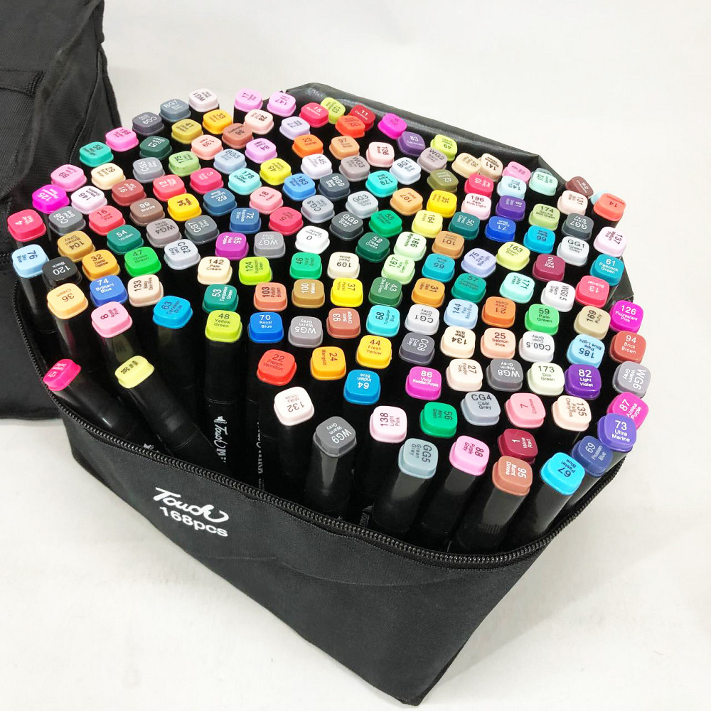 Двусторонние спиртовые маркеры для художников Touch, Набор двухсторонних маркеров sketch RF-29 Львов - изображение 5