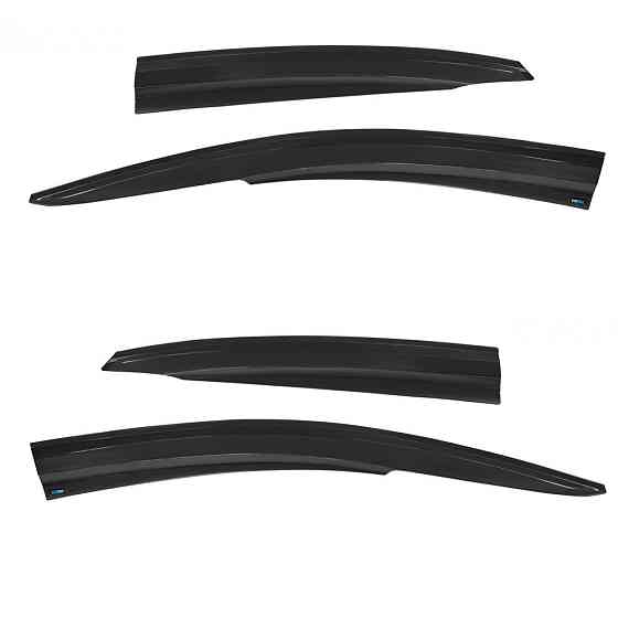 Дефлекторы окон (ветровики) Ford Focus 2004-2010, 4шт, SunPlex, седан, на скотче Винница