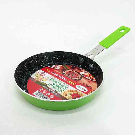 Сковорода з ручкою алюміній Con, Міцна сковорідка з антипригарним покриттям, Практична сковорідка YC-52 Івано-Франківськ