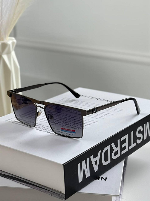 Стильні чоловічі окуляри  BMW з металевою оправою на середнє обличчя Київ - фото 9