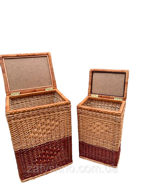 Набір ящиків з лози для білизни Київ - фото 1