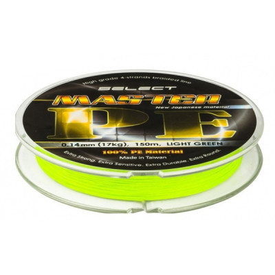 Шнур Select Master PE 150m салатовый 0.08мм 11кг (1870.01.50) Винница - изображение 2