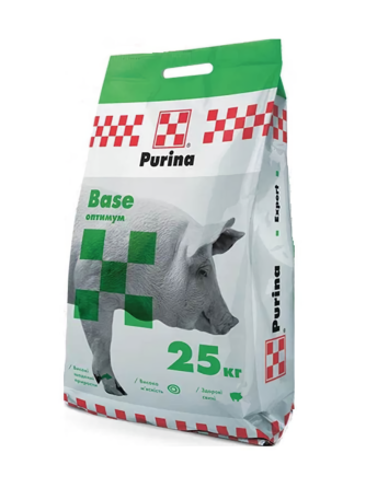 Концентрат Purina Cargill Base Оптимум для свиней (стартер 15%, гроуэр 12.5%, финишер 10%) мешок  25 кг Винница