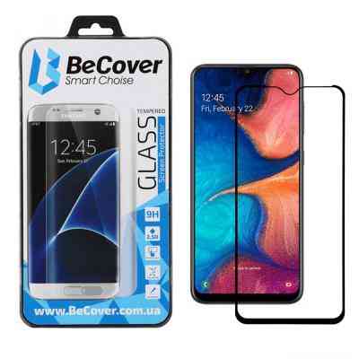 Стекло защитное BeCover Samsung Galaxy A20 SM-A205 Black (703678) Винница