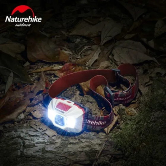 Налобный аккумуляторный фонарь Naturehike TD-02 NH00T002-D Бело-красный Винница