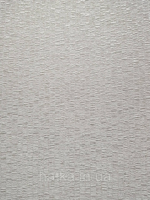 Шпалери метрові вінілові на флізелін AdaWall Beta метрові однотонні під тканину під льон білий з сірим Київ - фото 2