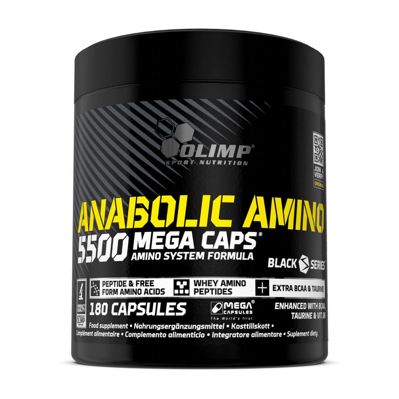 Аминокислотный комплекс Olimp Anabolic Amino 5500 Mega Caps 180 капсул Луцк - изображение 1
