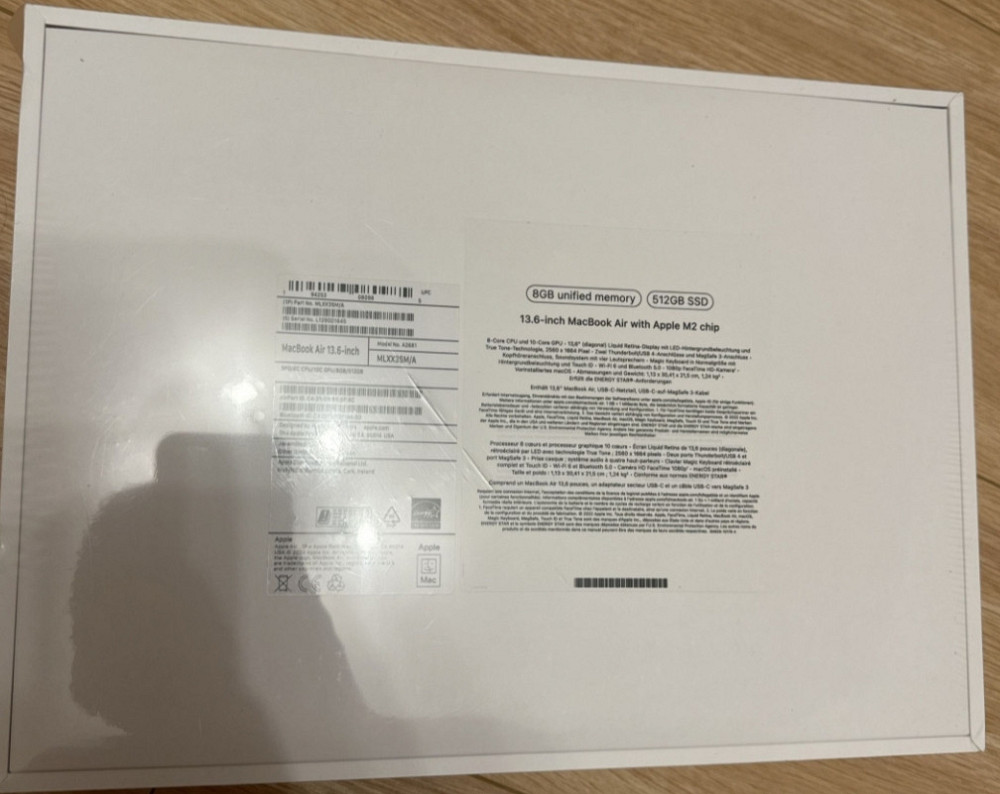 Ноутбук: Apple MacBook Air 13.6 M2 chip 8/512Gb. Space Grey. Київ - фото 3