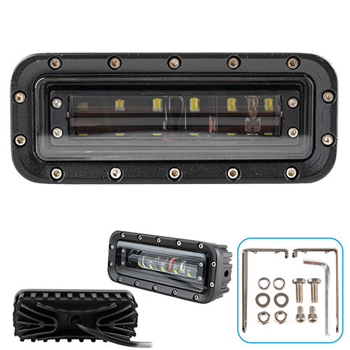 Фара робочого світла WLP-SB30L SPOT 30W 6 світлодіодів по 5W 6000K 9-36V (148x53x60) Харків - фото 2