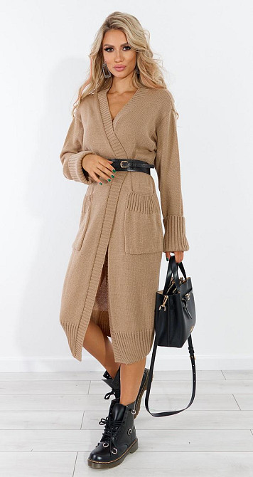 Полегшений кардиган із кишенями (48-52) Київ - фото 1