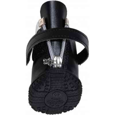 Ботинки для собак Ruispet для малых пород, с флисовой подкладкой 4 шт №4 черные (2700000033029) Винница