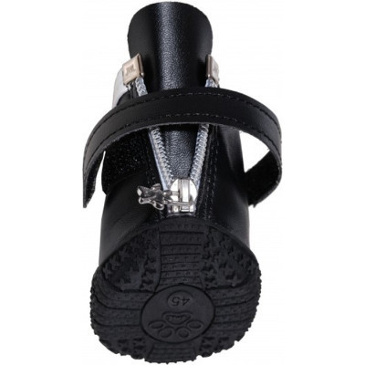 Ботинки для собак Ruispet для малых пород, с флисовой подкладкой 4 шт №4 черные (2700000033029) Винница - изображение 3